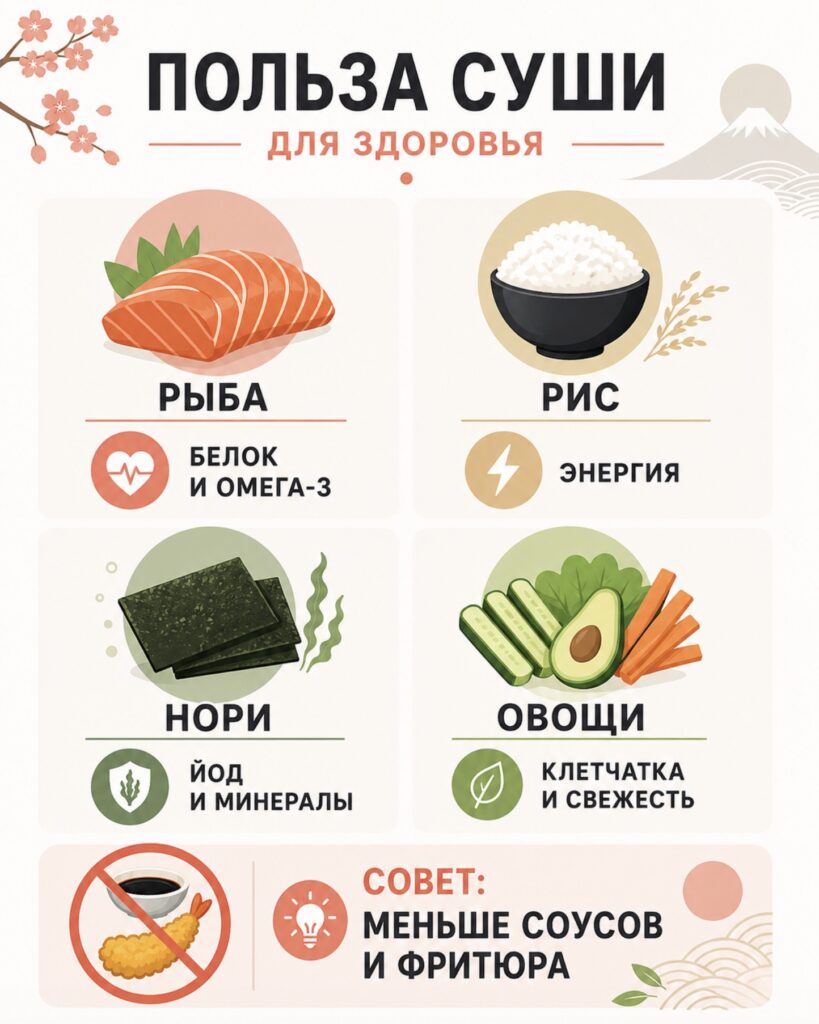 Польза суши